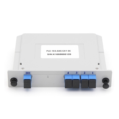 Штепсельная вилка кассеты Splitter 1X4 PLC волокна SC UPC FTTx одиночного режима по своему типу