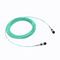 Мультимодный гибкий провод 3.0mm MPO MTP длины волокна 10 гигабит подгонянные кабелем