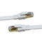 кабель заплаты кота 8 гибких проводов 26AWG SSTP меди 40Gbps 7*0.12mm плоский