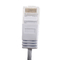 Ультра тонкий кабель заплаты гибкого провода 500MHZ Rj45 локальных сетей гигабита Cat6A UTP