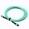 Мультимодный гибкий провод 3.0mm MPO MTP длины волокна 10 гигабит подгонянные кабелем